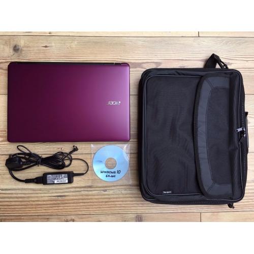 BRAND NEW, Acer Aspire E15, 15.6'', Black/Burgundy, Intel i3-4005U CPU, 8GB RAM, 240GB SSD