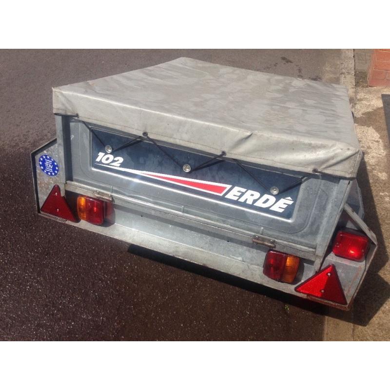 Trailer 102 Erde with Spare Wheel
