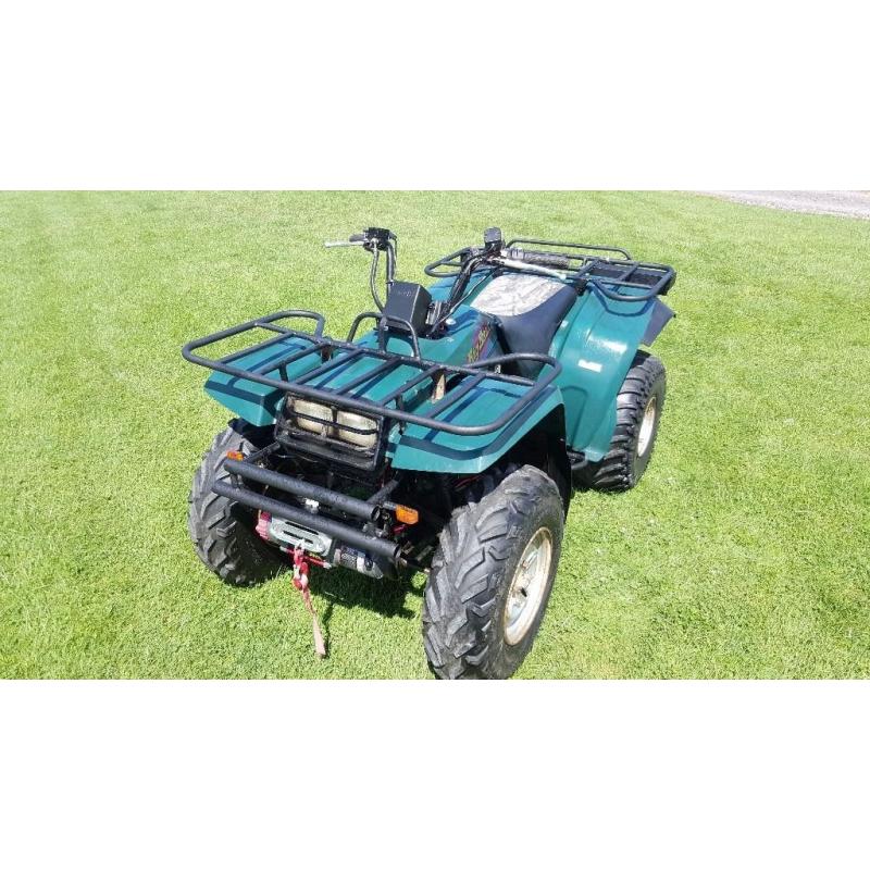 Yamaha Big Bear 350 quad bike.