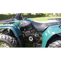 Yamaha Big Bear 350 quad bike.