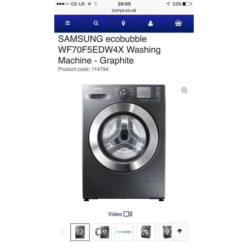 Samsung eco bubble washer machine
