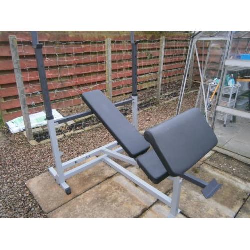 Olympic bench, stands, preacher curl, leg ext, 6ft Olympic bar, BODY SOLID, WILL DELIVER