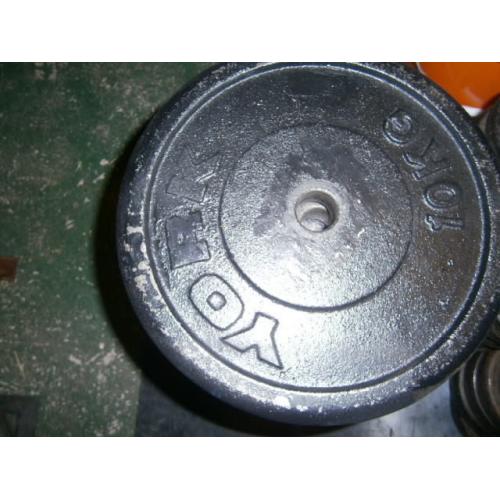 60KG cast iron weight discs, 6 X 10KG
