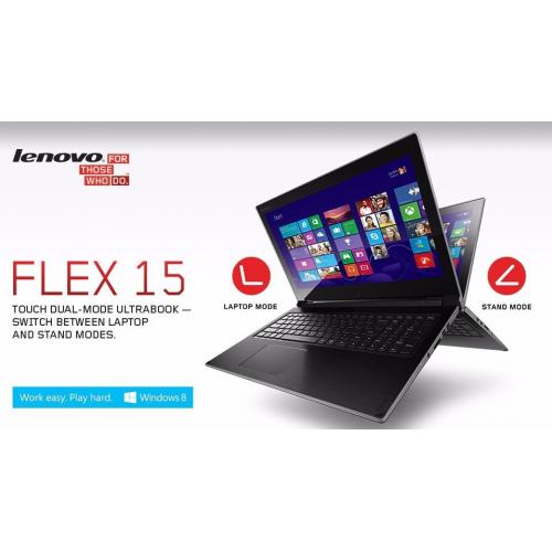 LENOVO FLEX 15/ TOUCHSCREEN/ INTEL i3 1.70 GHz/ 4 GB Ram/ 500 GB HDD/ HDMI / WEBCAM/ WIRELESS/ WIN10