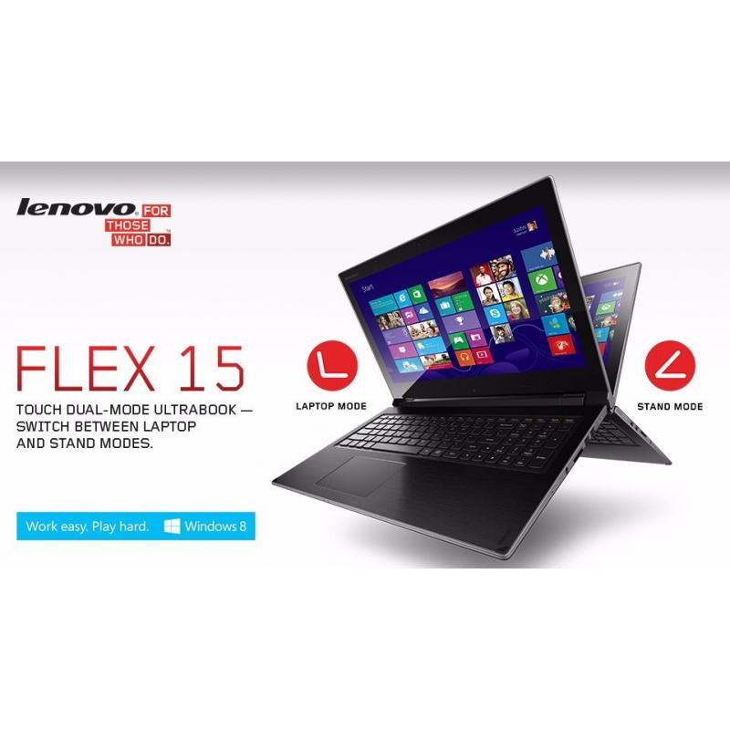 LENOVO FLEX 15/ TOUCHSCREEN/ INTEL i3 1.70 GHz/ 4 GB Ram/ 500 GB HDD/ HDMI / WEBCAM/ WIRELESS/ WIN10