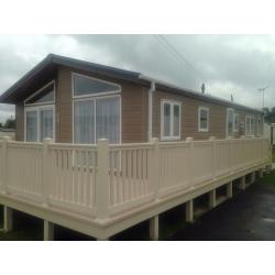 Stunning lodge at Steeple Bay Holiday Park
