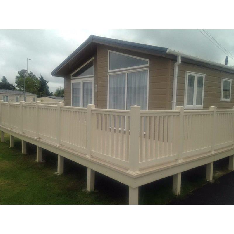 Stunning lodge at Steeple Bay Holiday Park