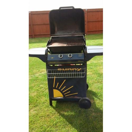 Gas Barbeque with propane gas bottle