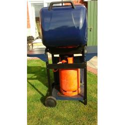 Gas Barbeque with propane gas bottle