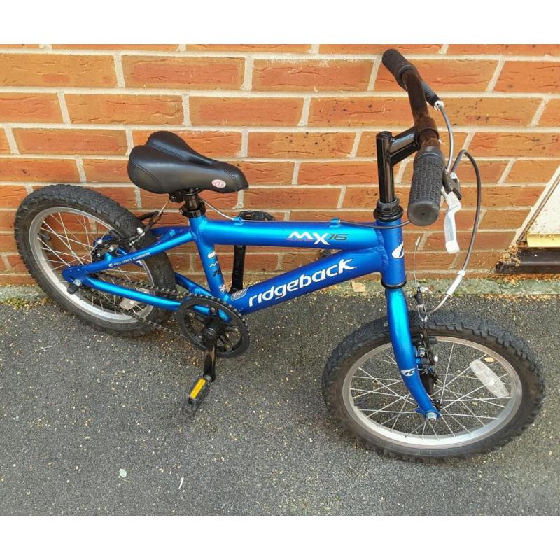 Boys Mx16 Ridgeback 16 inch Bike