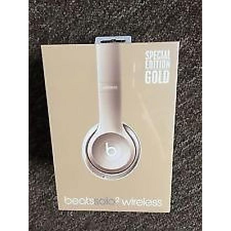 Beats by Dr. Dre Solo2 Wireless Headphones - Limited edition Gold