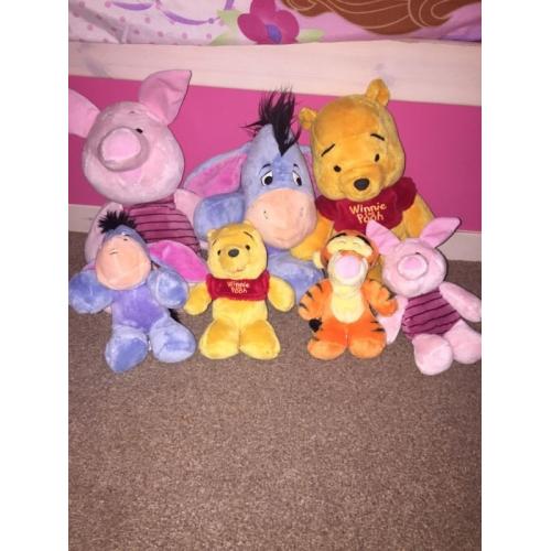 Winnie the Pooh soft teddies