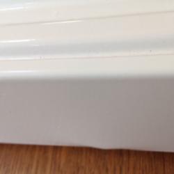 Delonghi 60 x 60cm radiator central fixings