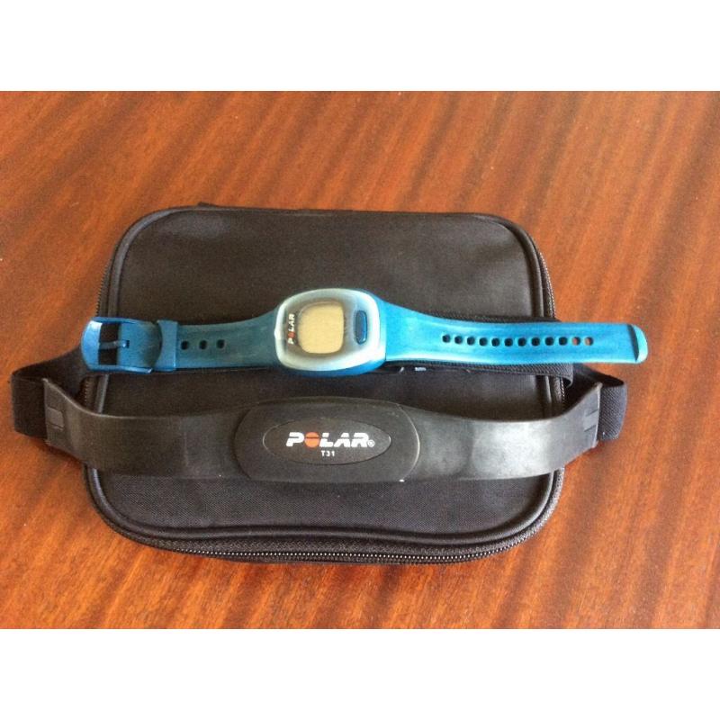 Polar heart rate transmitter & wrist receiver - new