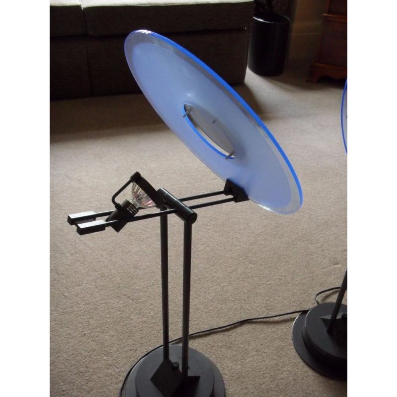 Two original Phillips adjustable & dimmable lamps