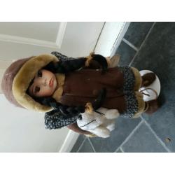 Porcelain dolls Leonardo collection: Eskimo