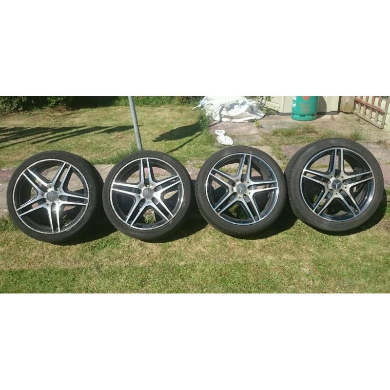 Mercedes-Benz 18 inch AMG wheels OFF MY VITO VAN