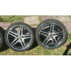 Mercedes-Benz 18 inch AMG wheels OFF MY VITO VAN