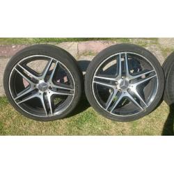Mercedes-Benz 18 inch AMG wheels OFF MY VITO VAN