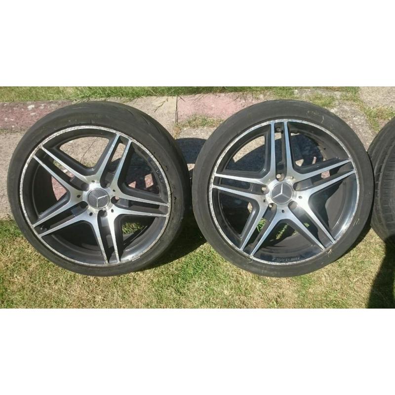 Mercedes-Benz 18 inch AMG wheels OFF MY VITO VAN