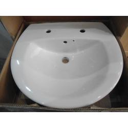 Semi recessed bathroom basin - NEW