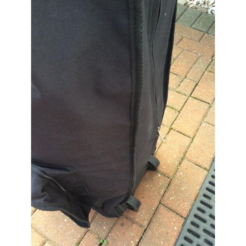 2 x Golf clubs flight bags with padding And on wheels.