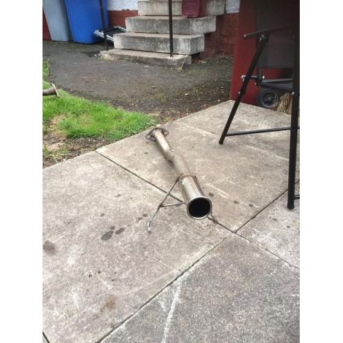 honda civic backbox delete pipe