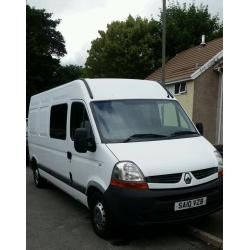 Renault master campervan / day van. Lwb hi top
