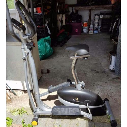 Crosstrainer/exercise bike