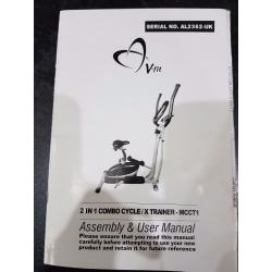 Crosstrainer/exercise bike