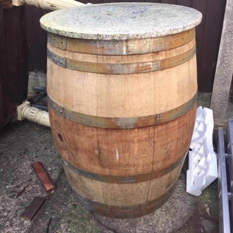 Vintage wine barrell