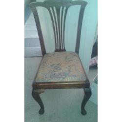 Vintage Job Lot - chair,boxes x 3 ,table and silver cup