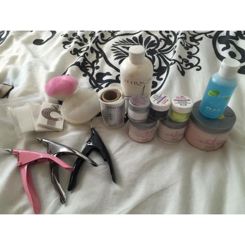 Acrylic nail huge bundle/ accessories