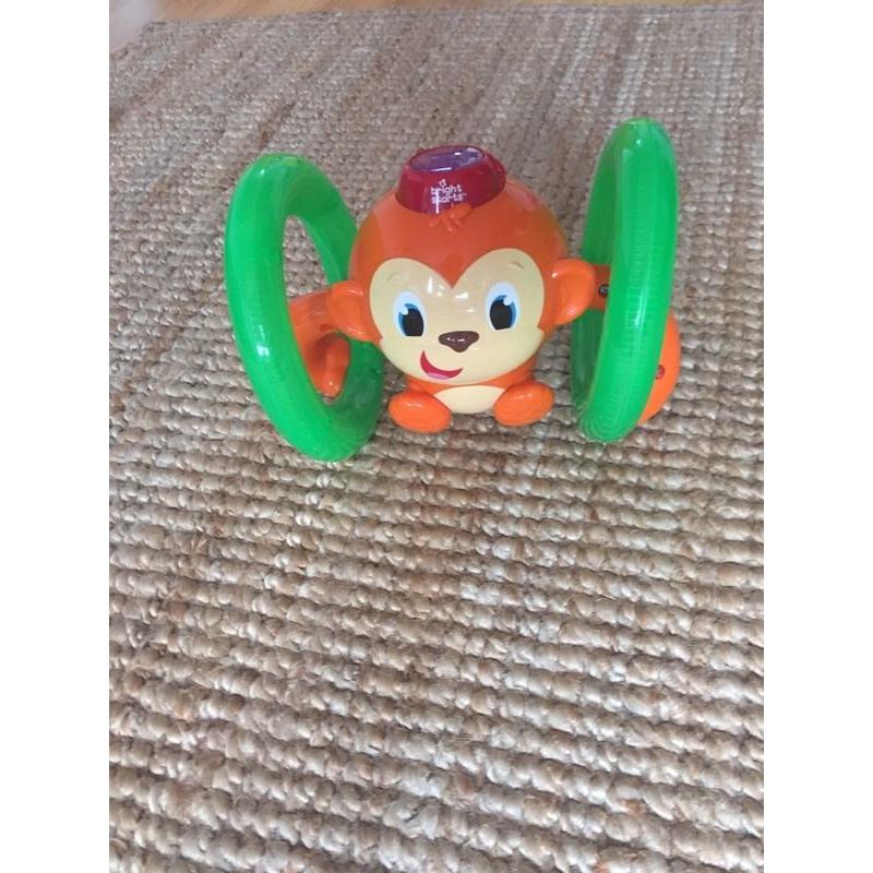 Spinning light up monkey