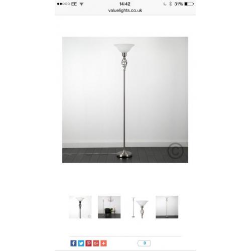 Beautiful spiral floor lamp