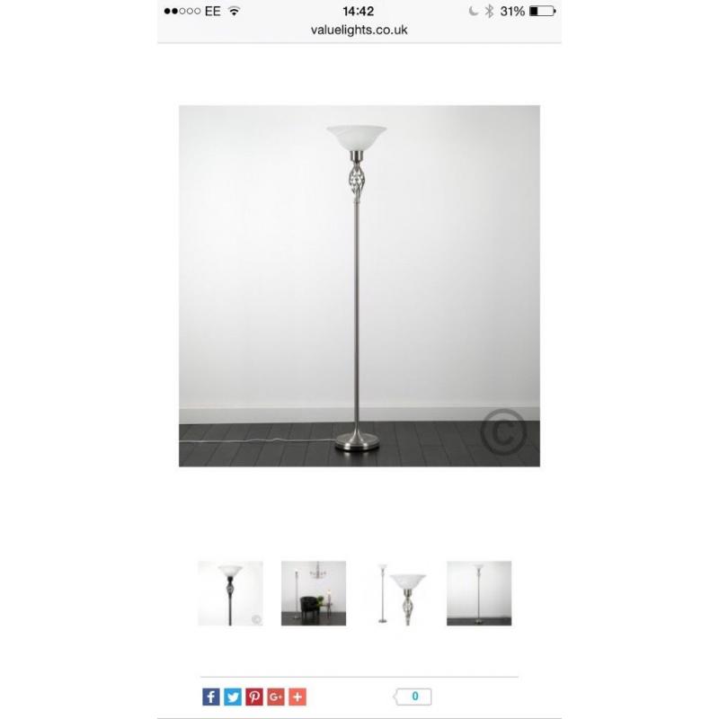 Beautiful spiral floor lamp