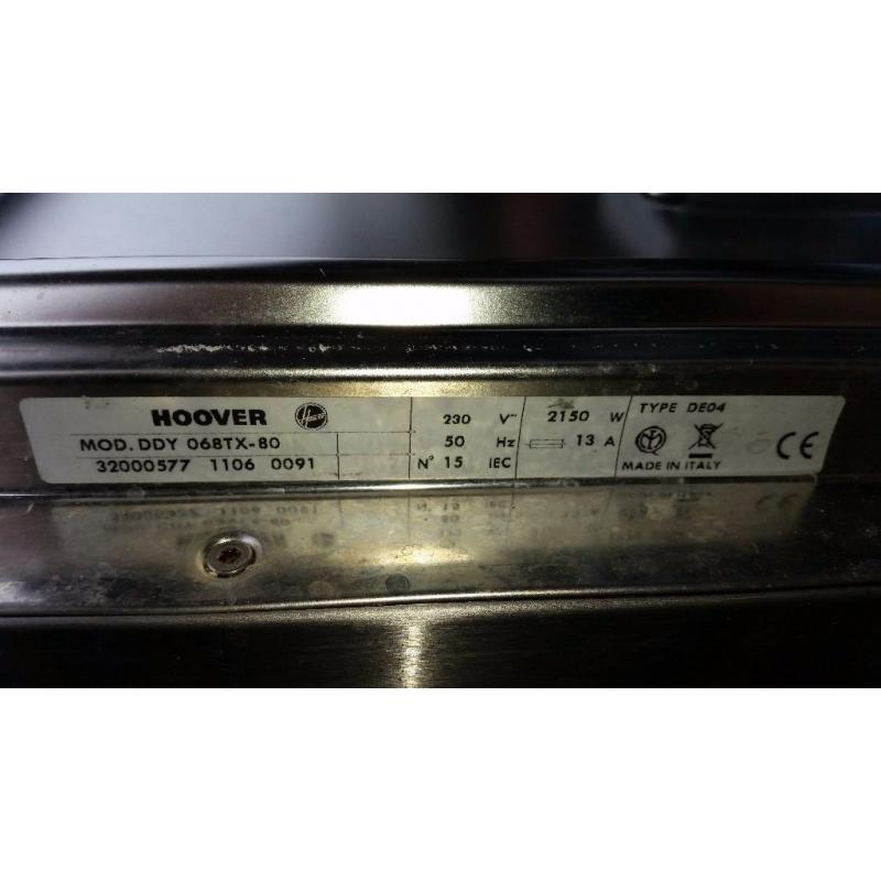 Hoover Dishwasher Full Size DDY 068TX Silver