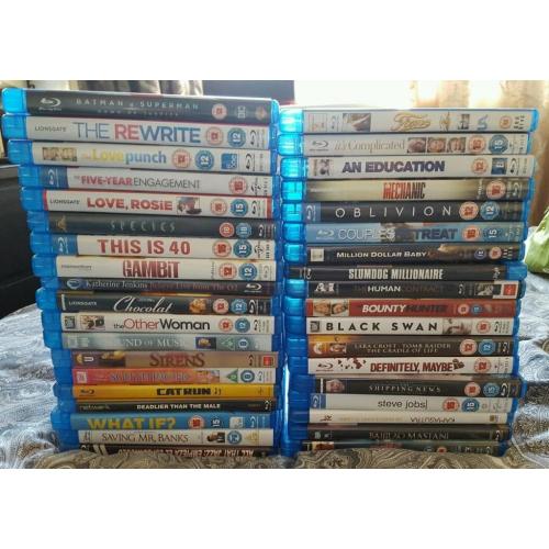 37 Blu ray dvds