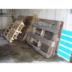 FREE WOOD (includes several pallets)