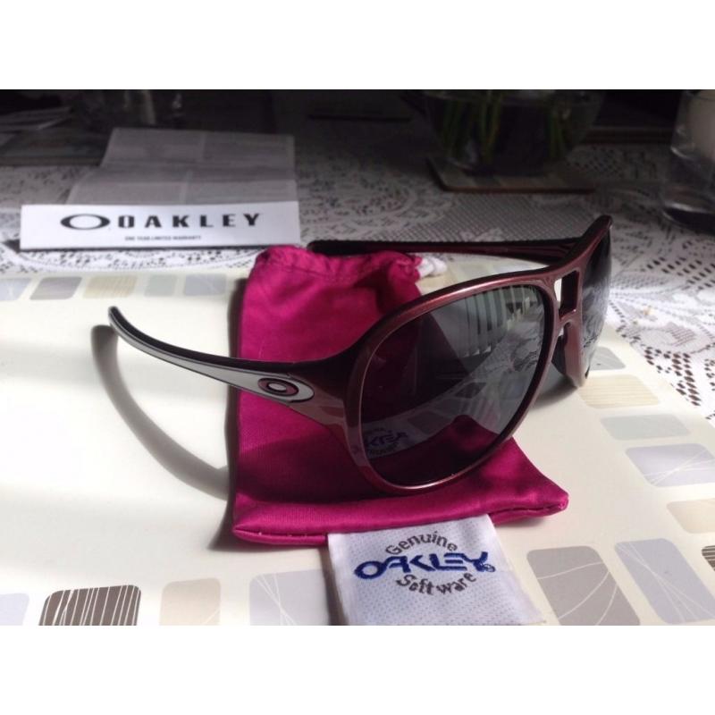 Oakley Polarised Twentysix.2 Burgandy/Grey Sunglasses