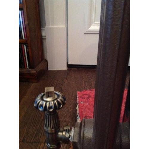 Cast iron 4 column radiator.