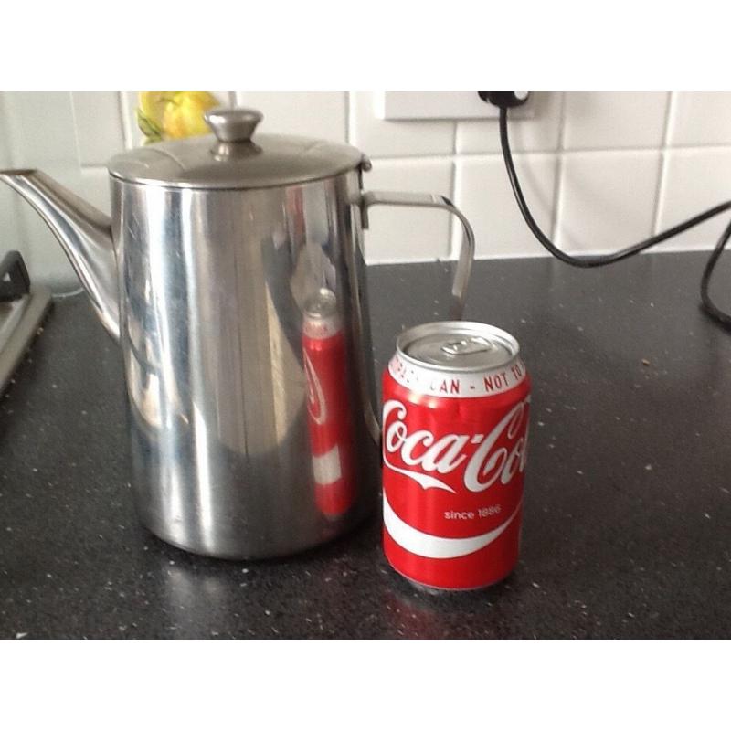 1 Catering Size Stainless Steel Coffee Pot - 4 pint capacity