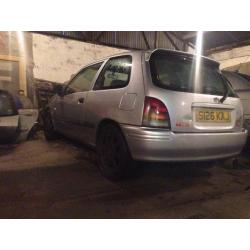 starlet BARE DOORS (not Glanza Gt ep91 turbo)