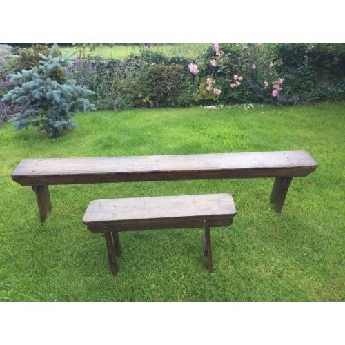 Vintage/Antique benches kitchen/dining/work