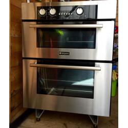 Hotpoint built in double oven