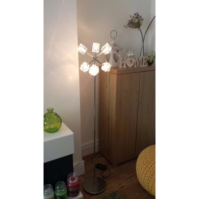 6 cube dimmer floor lamp