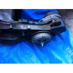 honda pcx 125 2011 engine casing with clutch and belt