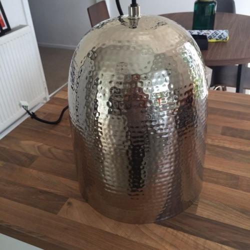 Chrome ceiling light - brand new