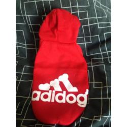 Adidog, dog hoodie brand new