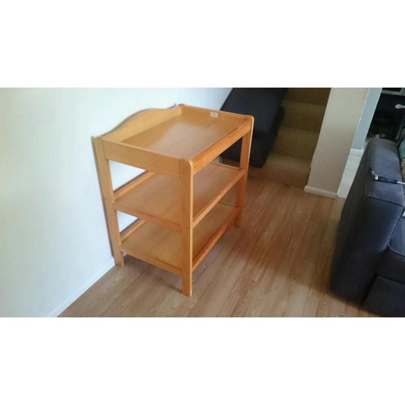 Baby changing table